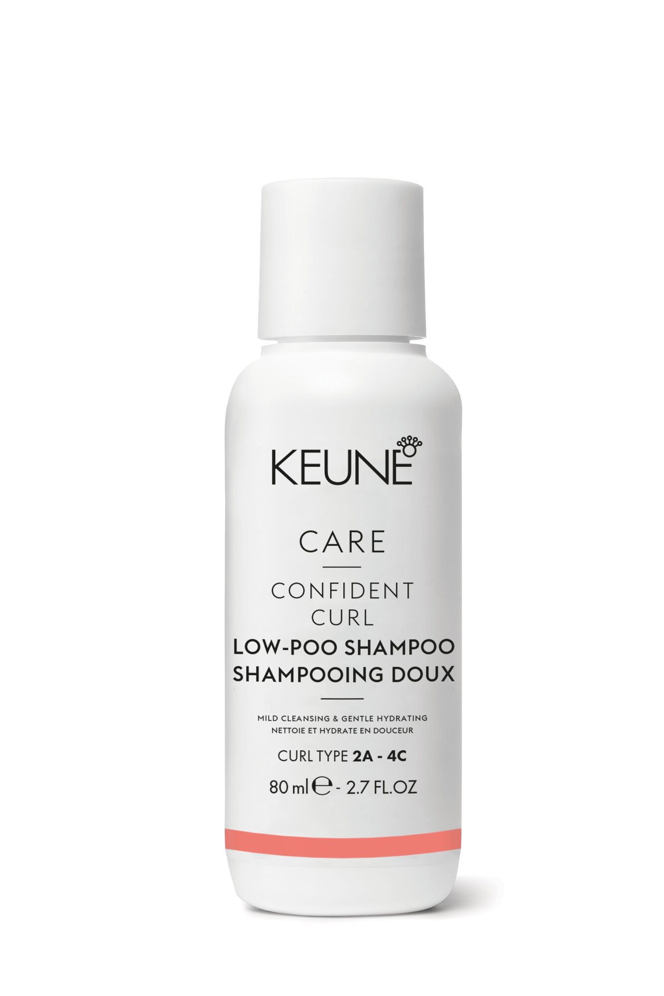 Confident Curl Low-Poo Shampoo on keune.ch: The perfect choice for curly hair. This low-foaming cleanser removes impurities while providing moisturizing fluffy hair.