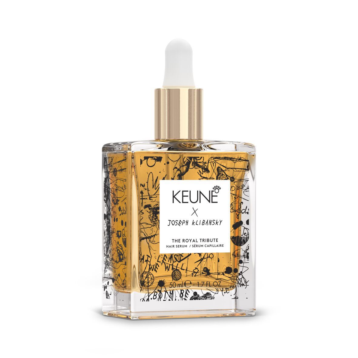 Royal Tribute Hair Serum provides brilliant shine to your hair while effectively combating frizz. A luxurious hair care product with the scent of tulips and Vitamin E. Now available on keune.ch.