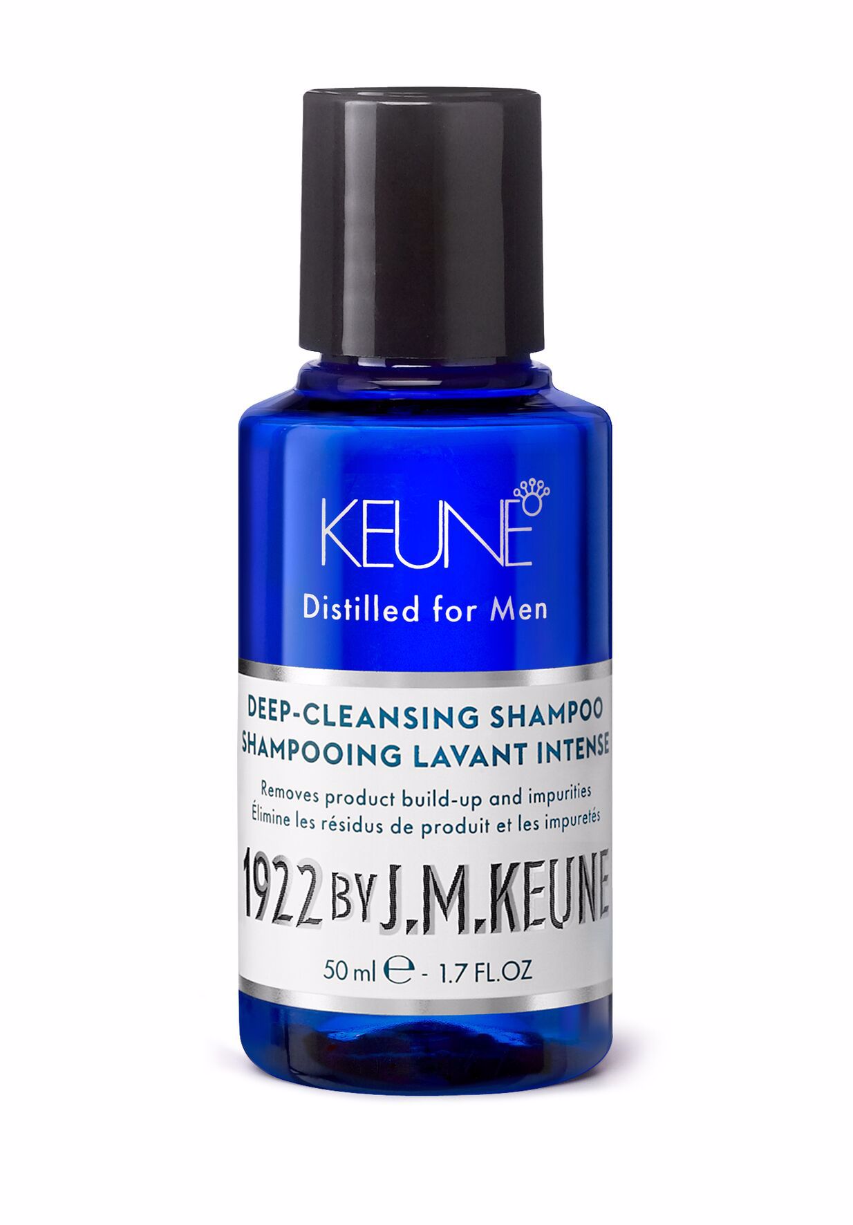 Our Deep-Cleansing Shampoo for men cleanses thoroughly and moisturizes. Creatine and bamboo extract strengthen oily hair. Available on online hair shop Keune.ch.
