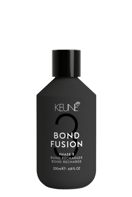 BOND FUSION RECHARGER PHASE 3 : Soin intensif pour les cheveux secs et ternes. Un système révolutionnaire de fusion de protéines spécialement conçu pour les cheveux décolorés et éclaircis. Keune.ch.