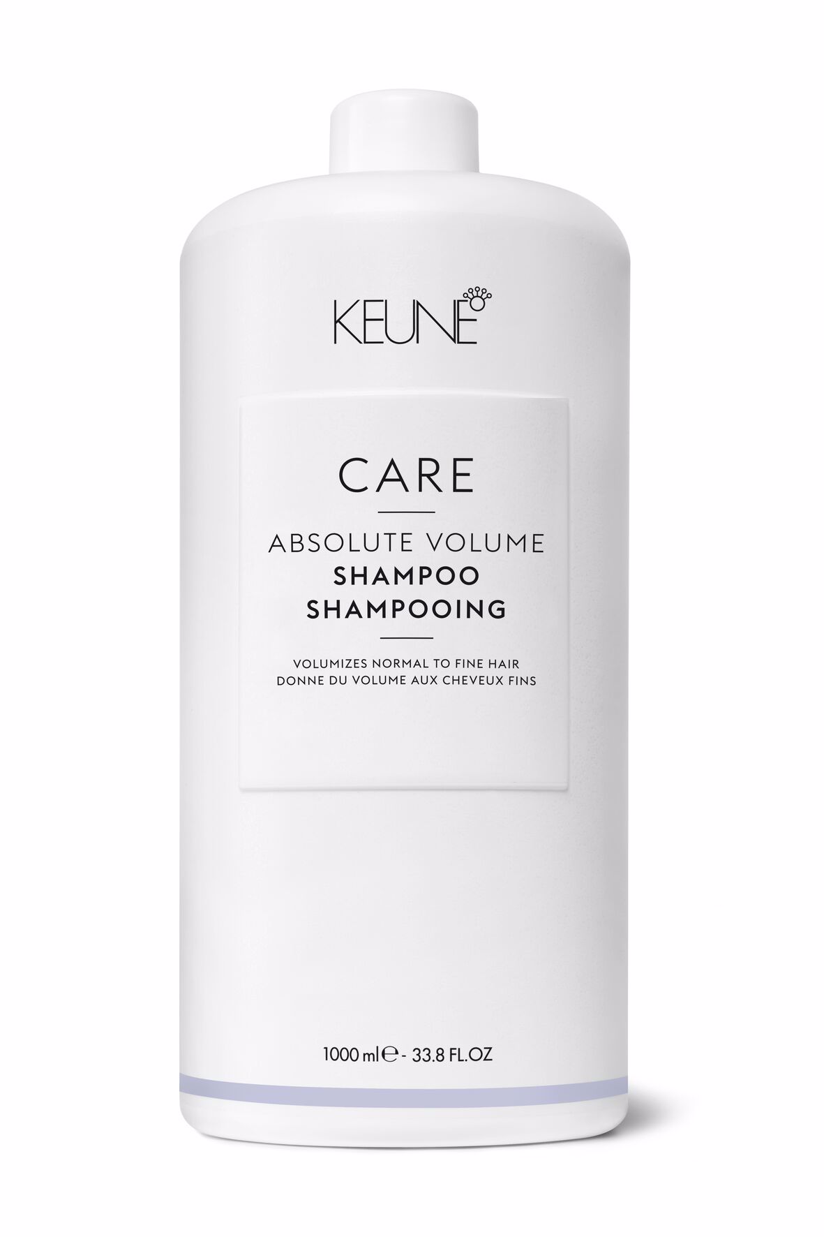 Essayez le Shampooing Care Absolute Volume: des cheveux volumineux sans les alourdir. Avec du Pro-vitamine B5 et des protéines de blé pour une structure capillaire parfaite. Disponible sur keune.ch.