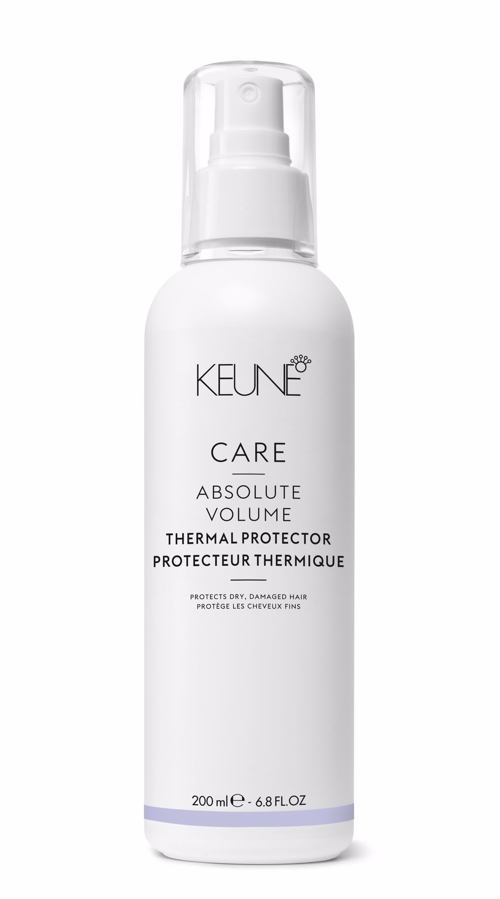 Discover our hair protectant for heat, CARE ABSOLUTE VOLUME THERMAL PROTECTOR. It adds volume to your hair and shields it from the heat of styling tools. On Keune.ch.