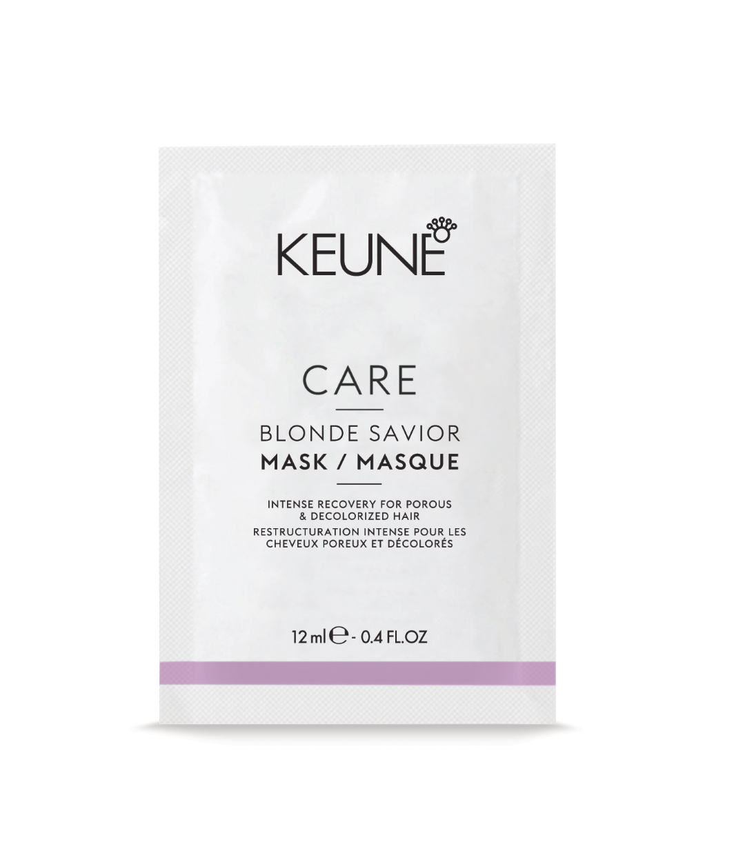Say goodbye to hair damage with the BLONDE SAVIOR MASK. This intensive hair mask, developed with glycolic acid and creatine, is perfect for damaged, bleached hair. Available on keune.ch.