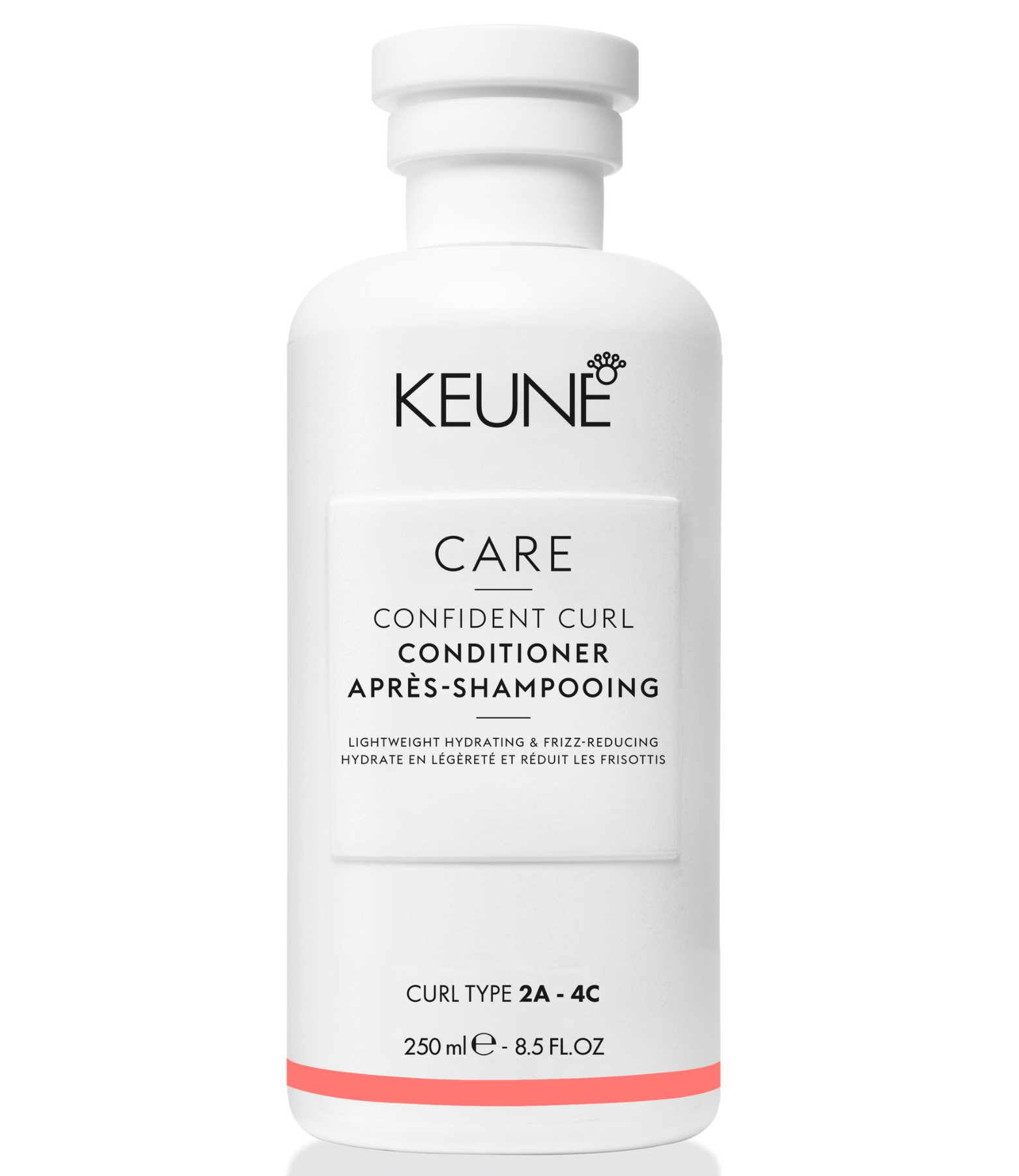 Confident Curl Conditioner, specially designed for curly hair, is a hair care product that makes your curls smooth and elastic. It helps reduce frizz and prevents the curls from tangling. On keune.ch.