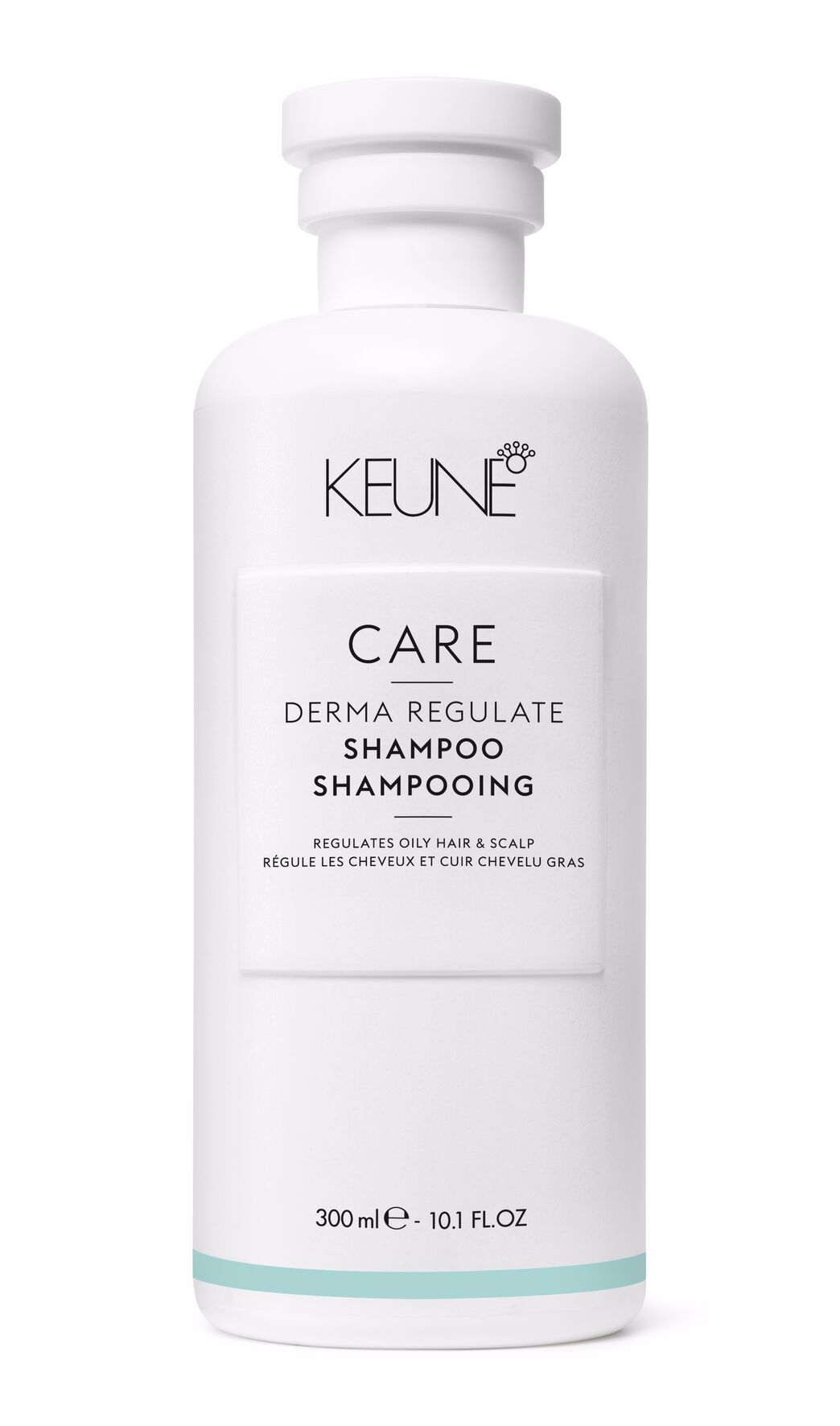 Discover Derma Regulate Shampoo: The ideal hair product for oily hair. Effective hair cleansing, silicone-free, scalp soothing, refreshing sensation, smooth hair, natural balance. On keune.ch.