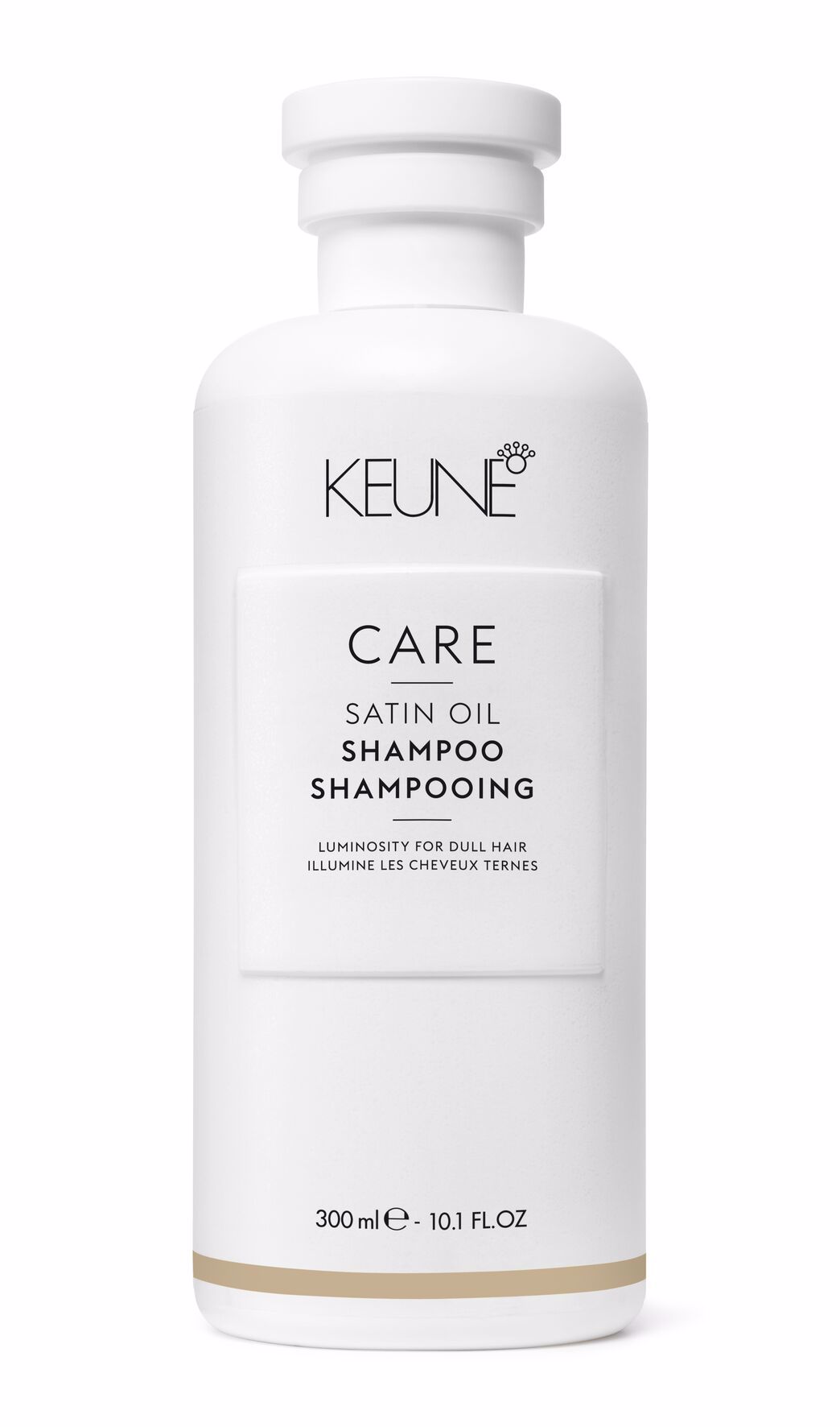 Satin Oil Shampoo is ideal for dull, dry hair. With its innovative, lightweight formula, it leaves your hair fresh, healthy, and shiny. Available on online hair shop keune.ch.