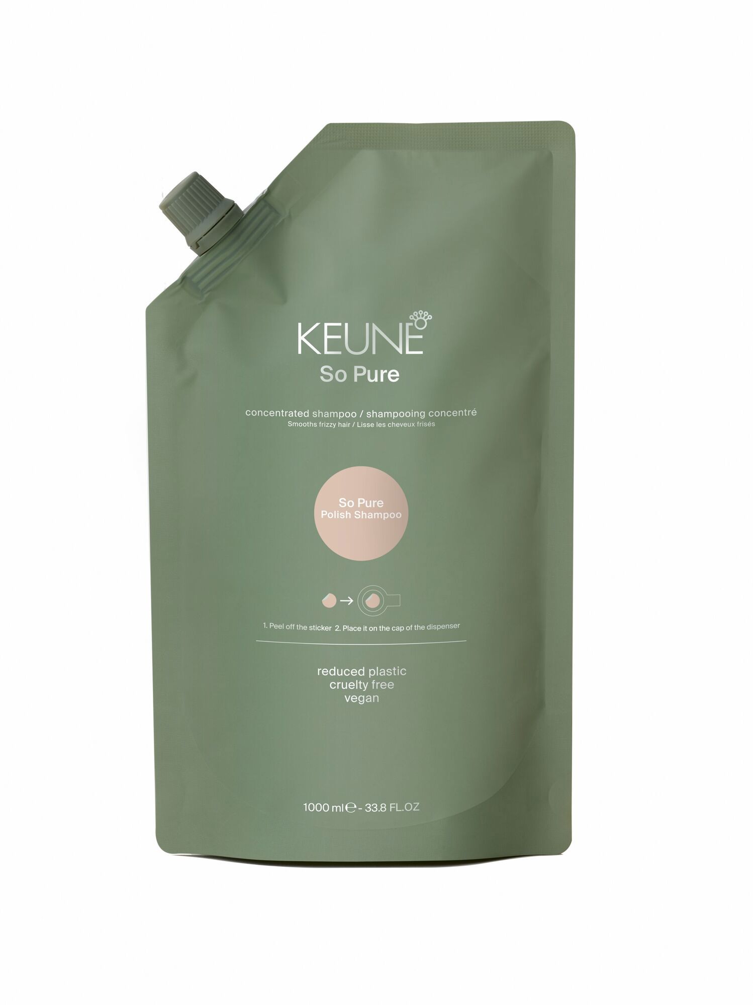 Keune So Pure Polish Shampoo: Natürliche Haarpflege für glattes Haar und Frizz-Kontrolle. Jetzt auf keune.ch entdecken!