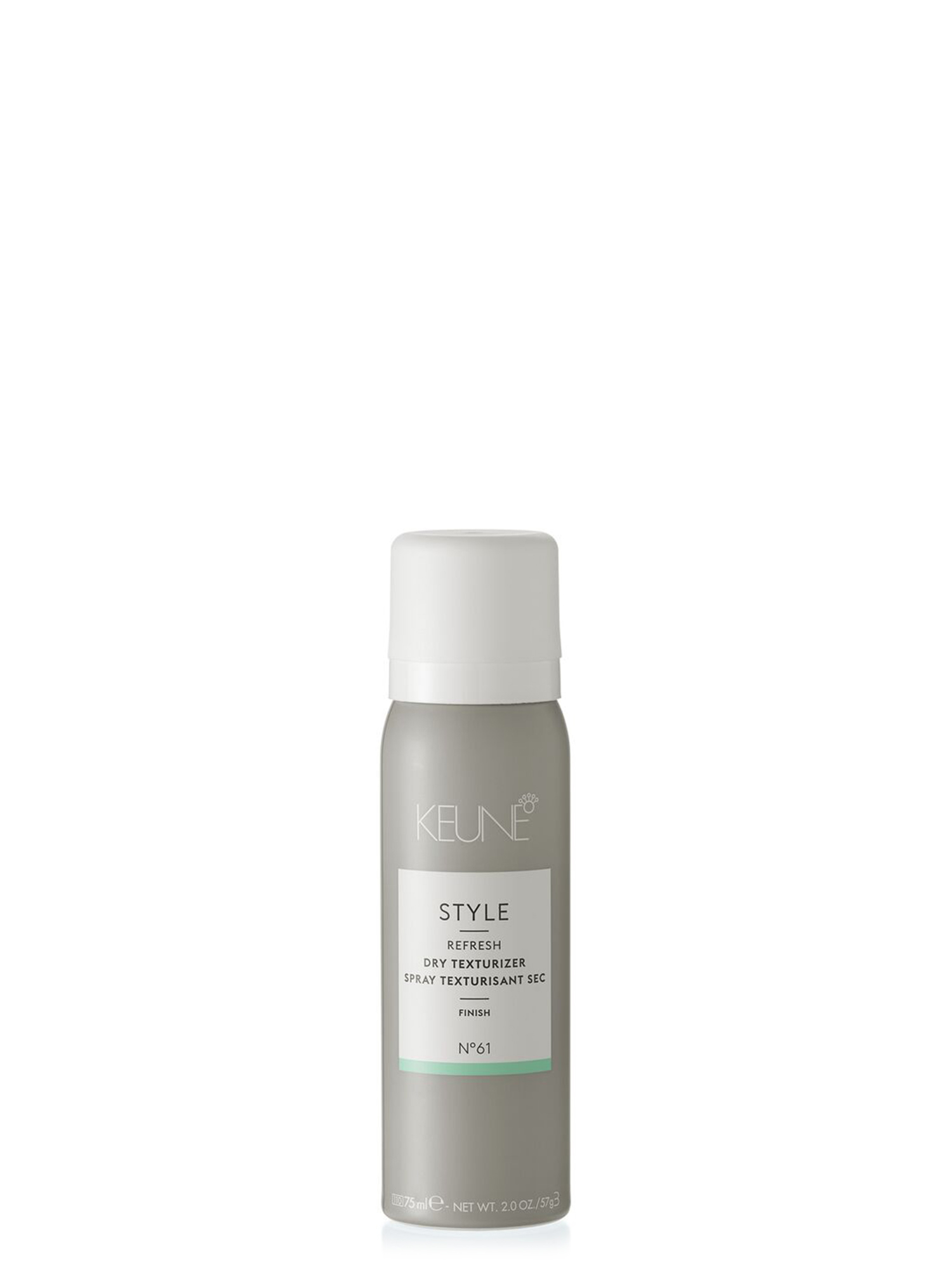 STYLE DRY TEXTURIZER: Matte, dry texture spray for volume and a tousled structure. Perfect for oily hair. Now available for hair styling on keune.ch.