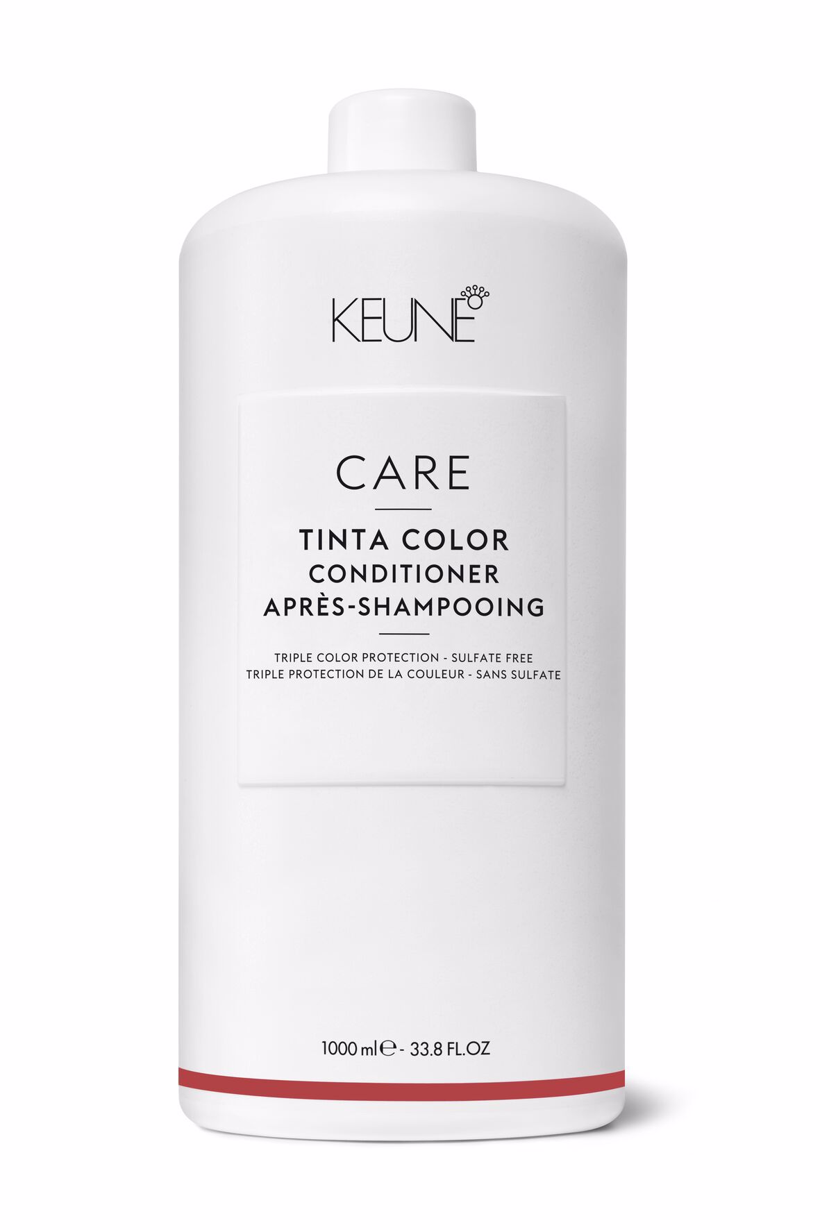 Discover Care Tinta Color Conditioner: a hair product that revitalizes and nourishes dyed hair, prevents color fading, and offers long-lasting color brilliance. Gluten-free. Keune.ch.