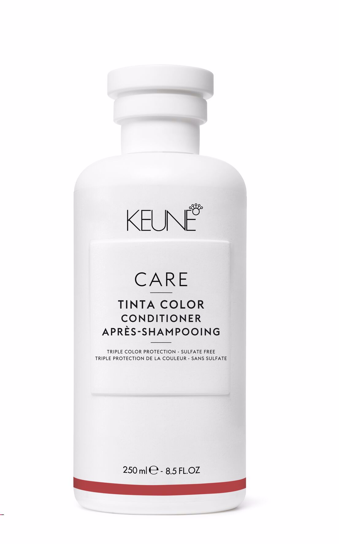 Care Tinta Color Conditioner ist ein Haarpflegeprodukt, das das Haar revitalisiert und nährt, das Ausbleichen der Farbe verhindert und langanhaltende Farbbrillanz bietet. Es ist glutenfrei. Keune.ch.